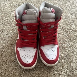 Nike Red and White Women's Sneakers